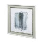 12676 - Field II by Silvia Krause a Hand Embellished Textured Framed Art Print Matted under Glass