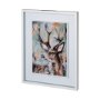 12729 - Buck by Altamura a Hand Embellished Textured Framed Art Print Matted under Glass