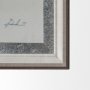 12734 - Aubretia II by Melody Ducharme a Hand Embellished Textured Framed Art Print Matted under Glass