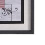 12748 - Animal Bill of Sales II Gray Wood Mercana Studio Hand Embellished Framed Art Print Matted under Glas