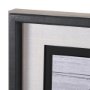 12748 - Animal Bill of Sales II Gray Wood Mercana Studio Hand Embellished Framed Art Print Matted under Glas