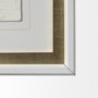 12764 - Halo I (White) by Studio M a handmade Original Framed Artwork under Glass