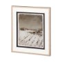 12766 - Silent Snow I by Jonathan Klassen a Hand Embellished Textured Framed Art Print Matted under Glass