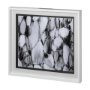 12777 - River Rocks by Liz Jardine a Hand Embellished Textured Framed Art Print Matted under Glass