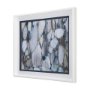12776 - River Rocks by Liz Jardine a Hand Embellished Textured Framed Art Print Matted under Glass