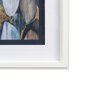 12776 - River Rocks by Liz Jardine a Hand Embellished Textured Framed Art Print Matted under Glass