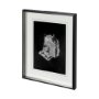 12780 - Pacemaker Black I by Alarm a Hand Embellished Textured Framed Art Print Matted under Glass