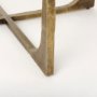 69731-AB - Atticus Marble and Antiqued Gold Metal Coffee Table
