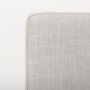 69971 - Stamford Beige Upholstered Seat w/ Wood Back, Black Metal Frame Dining Chair