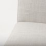 69971 - Stamford Beige Upholstered Seat w/ Wood Back, Black Metal Frame Dining Chair