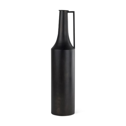 69859 - Aubrey Large 24.0H Black Iron Flower Vase