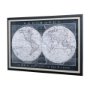 12794 - Old World Globe by Mercana Studio a Hand Embellished Textured Framed Art Print Matted under Glass