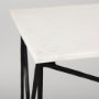 69248-AB - Lorlei Marble Top w/ Gray Iron Base Console Table