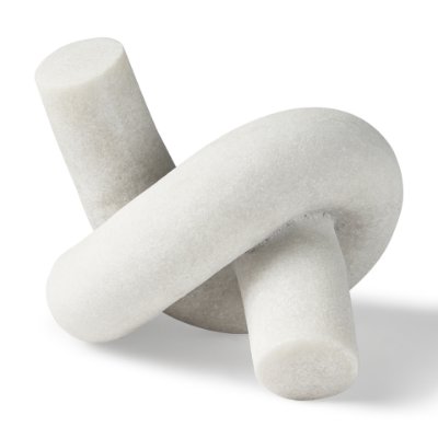 70177 - Otto Granite Resin Small Knot Sculpture Decorative Object