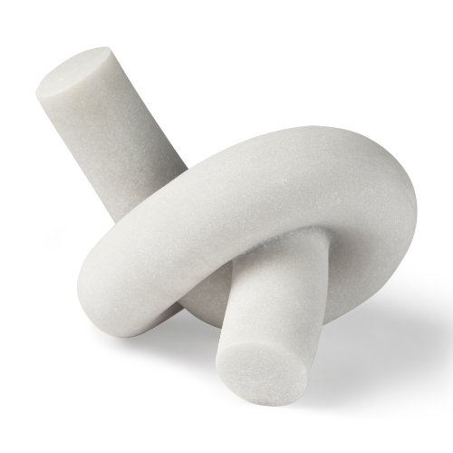 70178 - Otto  Granite Resin Large Knot Sculpture Decorative Object