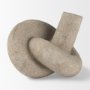 70179 - Otto Sandstone Resin Small Knot Sculpture Decorative Object