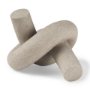 70180 - Otto  Sandstone Resin Large Knot Sculpture Decorative Object