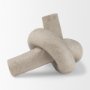 70180 - Otto  Sandstone Resin Large Knot Sculpture Decorative Object