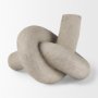 70180 - Otto  Sandstone Resin Large Knot Sculpture Decorative Object