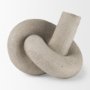 70180 - Otto  Sandstone Resin Large Knot Sculpture Decorative Object