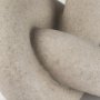 70180 - Otto  Sandstone Resin Large Knot Sculpture Decorative Object
