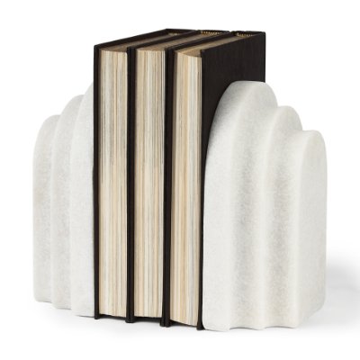 70181 - Empire Granite Resin Arc Book End Set