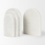 70181 - Empire Granite Resin Arc Book End Set