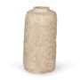 70200 - Rama Small Beige Paper Mache Floor Vase