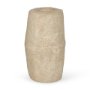 70201 - Rama Large Beige Paper Mache Floor Vase
