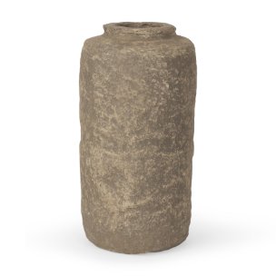 Bala Small Gray Paper Mache Vase