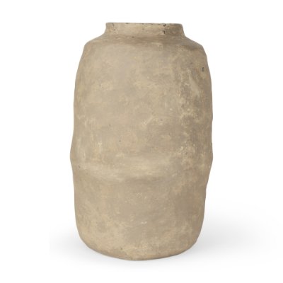 70205 - Bala Large Gray Paper Mache Vase