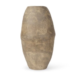 Rundal Large Gray Paper Mache Vase