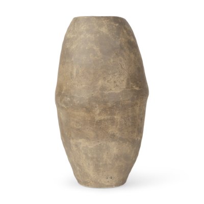 70209 - Rundal Large Gray Paper Mache Vase