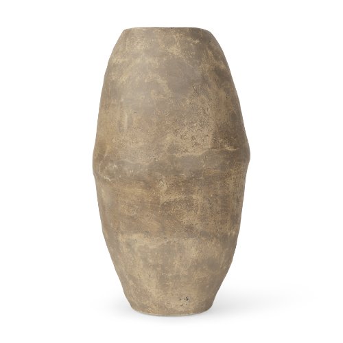 70209 - Rundal Large Gray Paper Mache Vase
