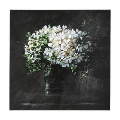 102149-L - Still life flowers I by Mercana Studio a Hand Embellished Textured Canvas