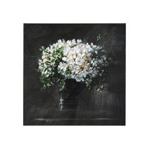 Still life flowers I by Mercana Studio a Hand Embellished Textured Canvas