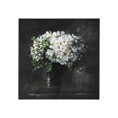 102149-S - Still life flowers I by Mercana Studio a Hand Embellished Textured Canvas