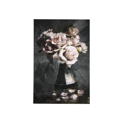 102152-S - Still life flowers IV by Mercana Studio a Hand Embellished Textured Canvas
