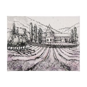 Travel memories II by Mercana Studio a Hand Embellished Textured Canvas