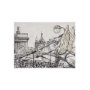 102314-S - Travel memories III by Mercana Studio a Hand Embellished Textured Canvas