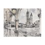 102315-L - Travel memories IV by Mercana Studio a Hand Embellished Textured Canvas