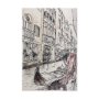 102316-L - Travel Memories V by Mercana Studio a Hand Embellished Textured Canvas