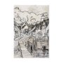 102317-L - Travel Memories VI by Mercana Studio a Hand Embellished Textured Canvas