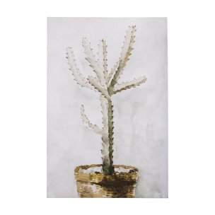 Cactus I by Mercana Studio a Hand Embellished Textured Canvas