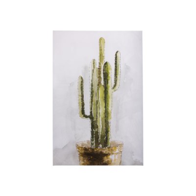 102322-S - cactus II by Mercana Studio a Hand Embellished Textured Canvas