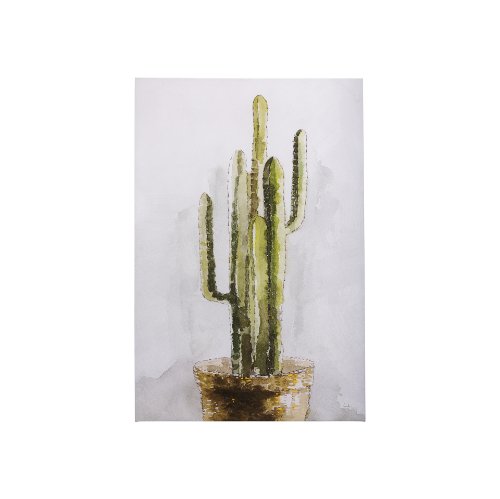 102322-S - cactus II by Mercana Studio a Hand Embellished Textured Canvas
