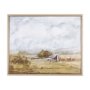 102328-FL - Farmland view  II by Mercana Studio a Hand Embellished Textured Framed Canvas