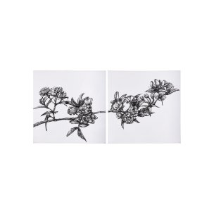 Cherry Blossom I by Mercana Studio a Hand Embellished Textured Canvas