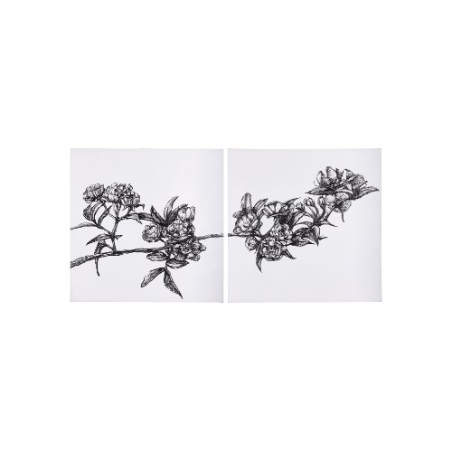 102337-S - Cherry Blossom I by Mercana Studio a Hand Embellished Textured Canvas