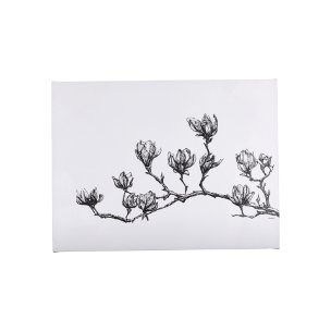 Magnolia II by Mercana Studio a Hand Embellished Textured Canvas